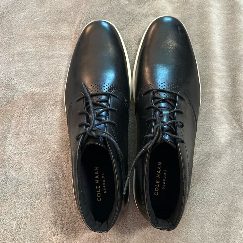 Cole Haan Men’s Black Grand Tour Chukka Boots